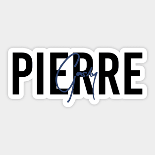 Pierre Gasly Design Sticker